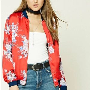 Forever 21 foral jacket